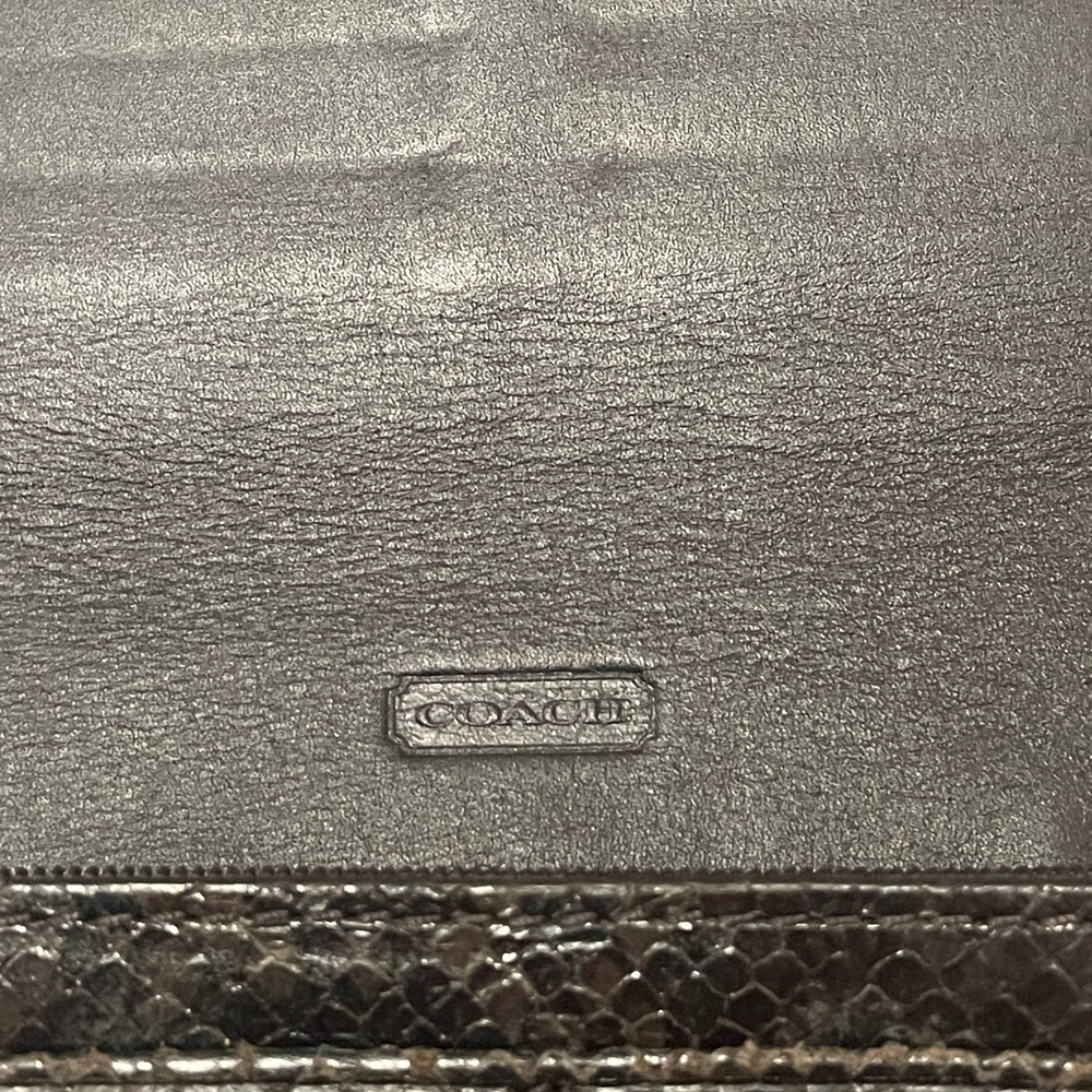 Coach Python Wallet Brown/Black - image 4